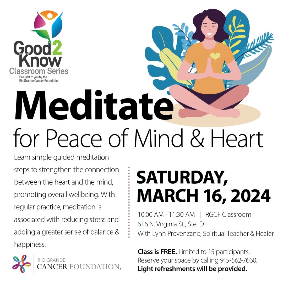 Meditate for Peace of Mind & Heart